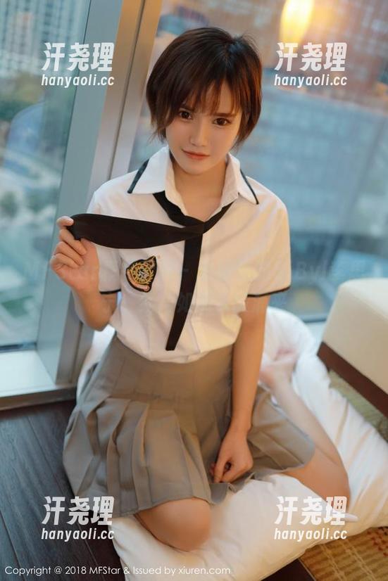 MFStar模范学院 - 套图里的SiByl李思宁，红裙如潮水般涌来